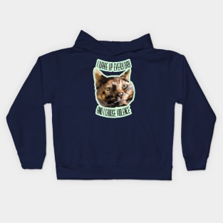 Torties Are Always Trouble Kids Hoodie